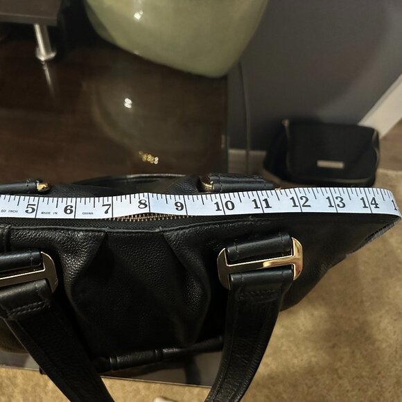 Michael Kors Fulton Black Soft-Pebbled Leather Hobo Bag! •EUC• - Picture 16 of 16